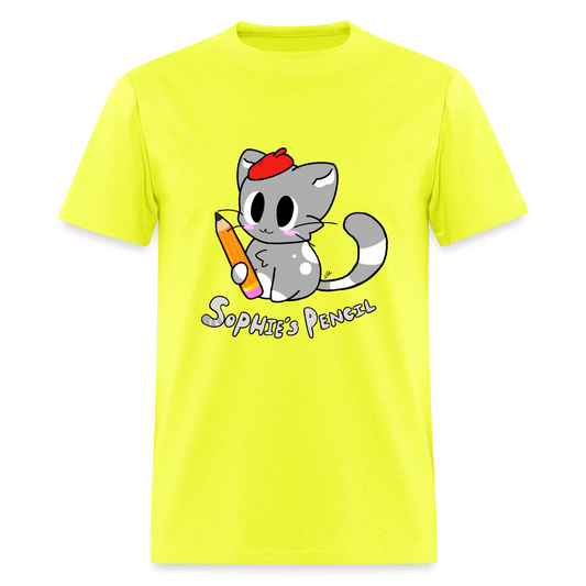 DC26 "Sophie's Pencil" T-shirt - safety green