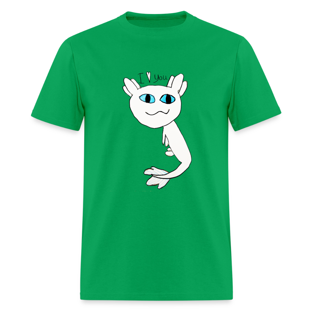 DC26 Evelyn's "Axolot Lovel" T-shirt - bright green