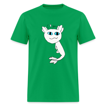 DC26 Evelyn's "Axolot Lovel" T-shirt - bright green