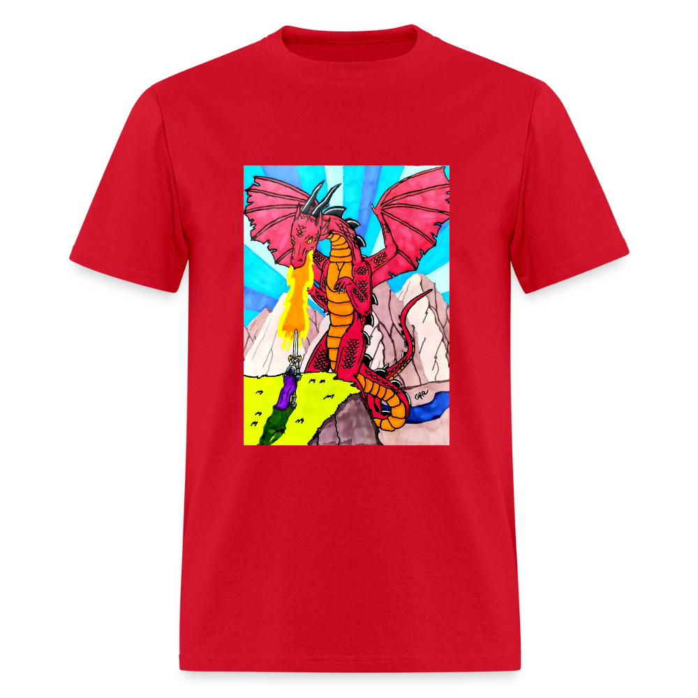 DC26 Gideon's "Dragon Fire" T-shirt - red
