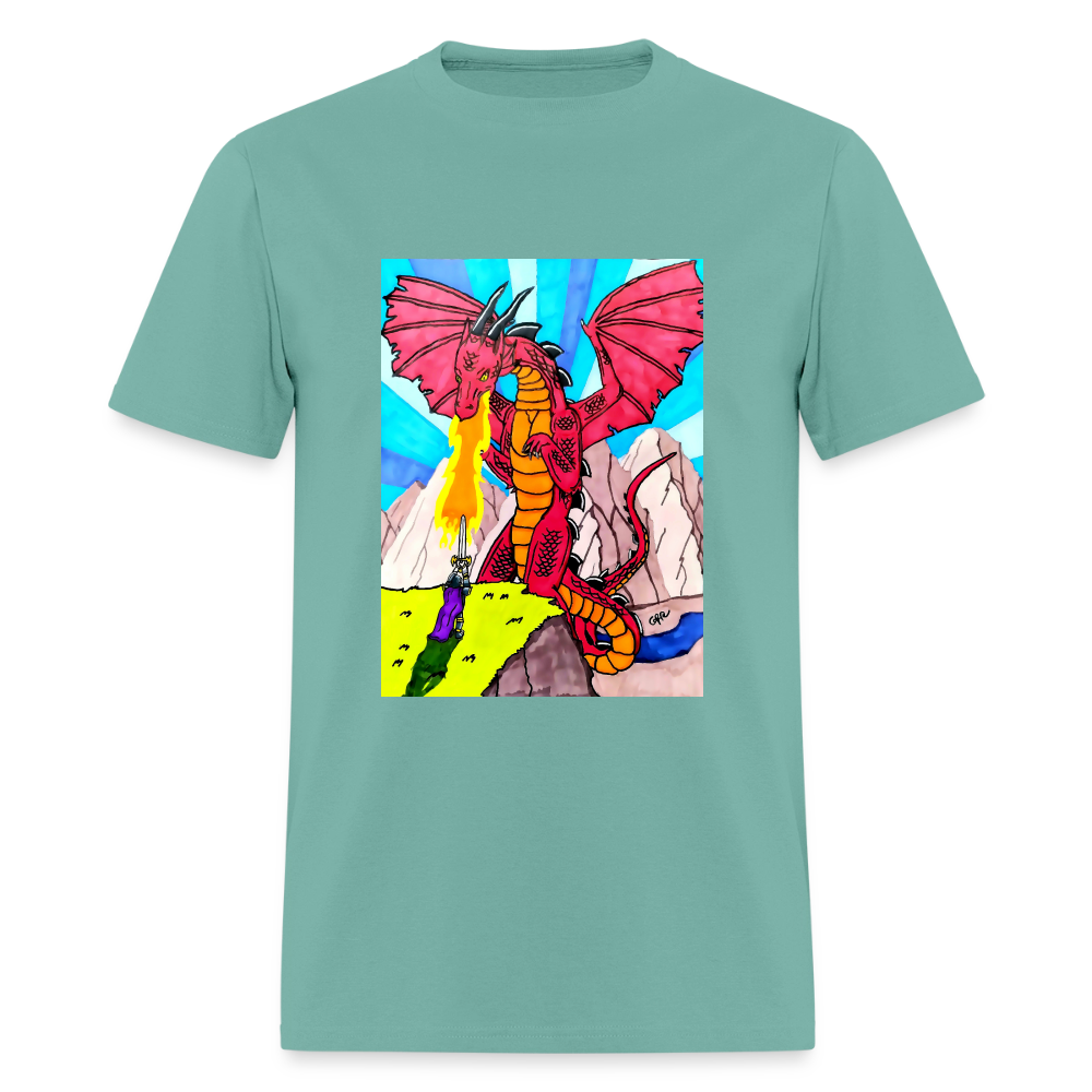 DC26 Gideon's "Dragon Fire" T-shirt - aquatic