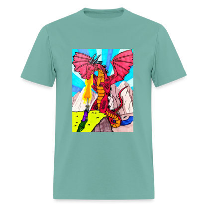 DC26 Gideon's "Dragon Fire" T-shirt - aquatic