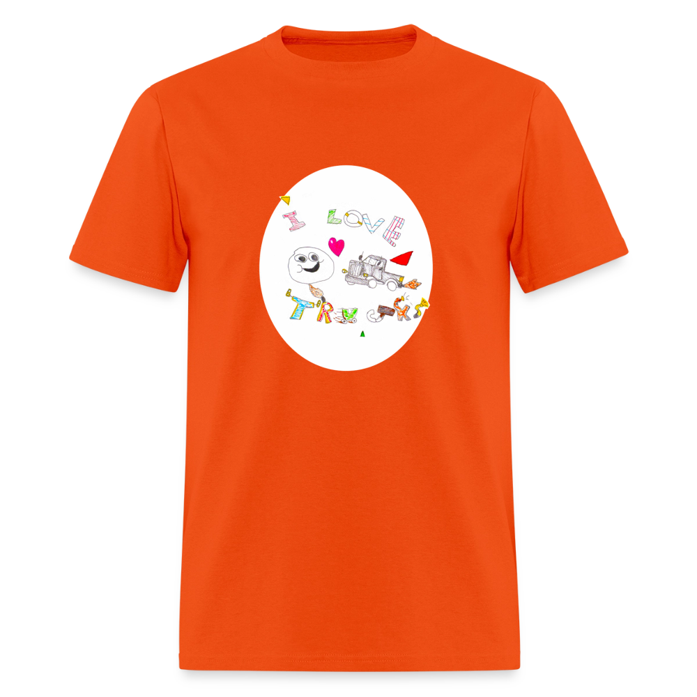 DC26 Victor's "Love Trucks" T-shirt - orange