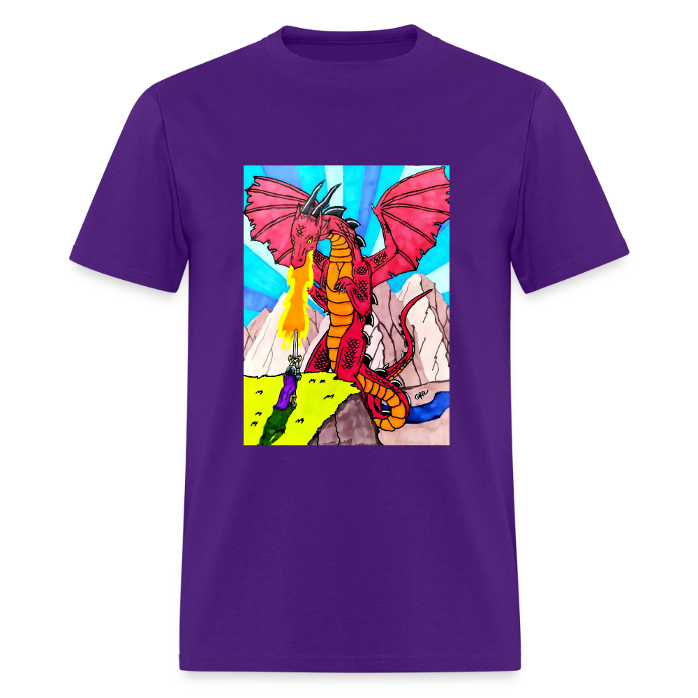 DC26 Gideon's "Dragon Fire" T-shirt - purple