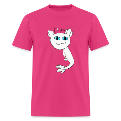 DC26 Evelyn's "Axolot Lovel" T-shirt - fuchsia