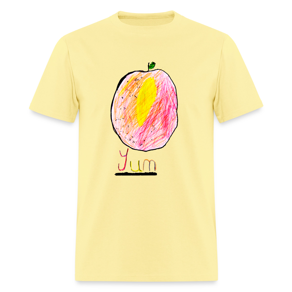 DC26 Tessa's "Yum" T-shirt - cornsilk