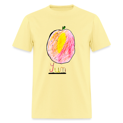 DC26 Tessa's "Yum" T-shirt - cornsilk