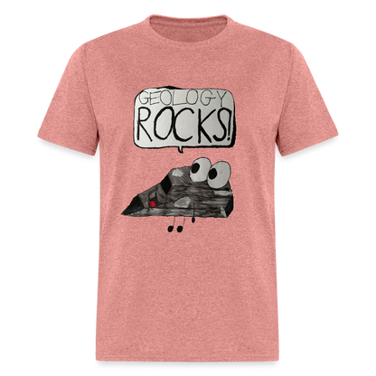 DC25 Parker's "Geology Rocks" T-Shirt - heather mauve