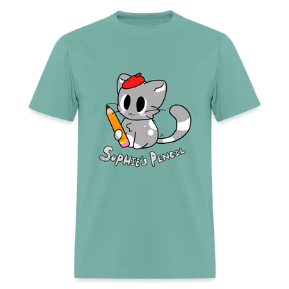 DC26 "Sophie's Pencil" T-shirt - aquatic