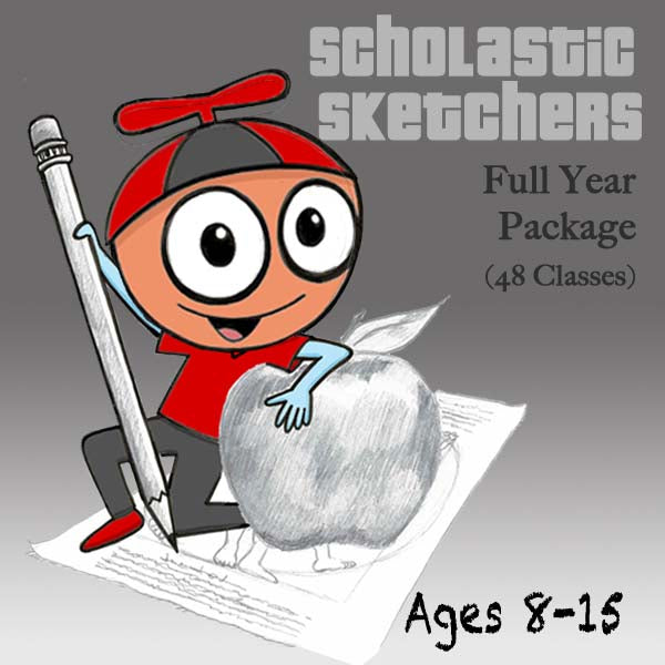 DC Scholastic Sketchers (1-Full-Year Package) 48 Classes-Basic Drawing