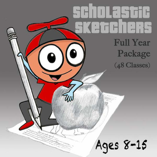 DC Scholastic Sketchers (1-Full-Year Package) 48 Classes-Basic Drawing