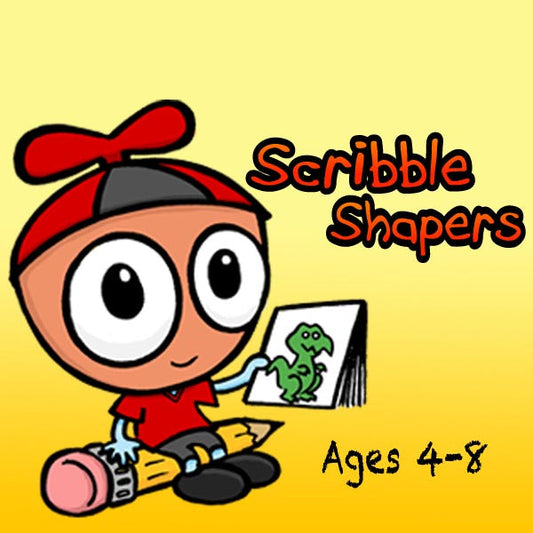DC Scribble Shapers July Package (4 Classes-Early Learner): Summer Sizzle
