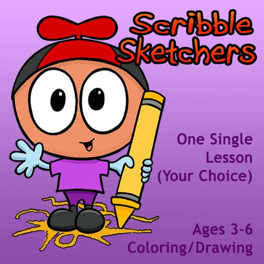 DC Scribble Sketchers (1 Single Lesson- You Choose)