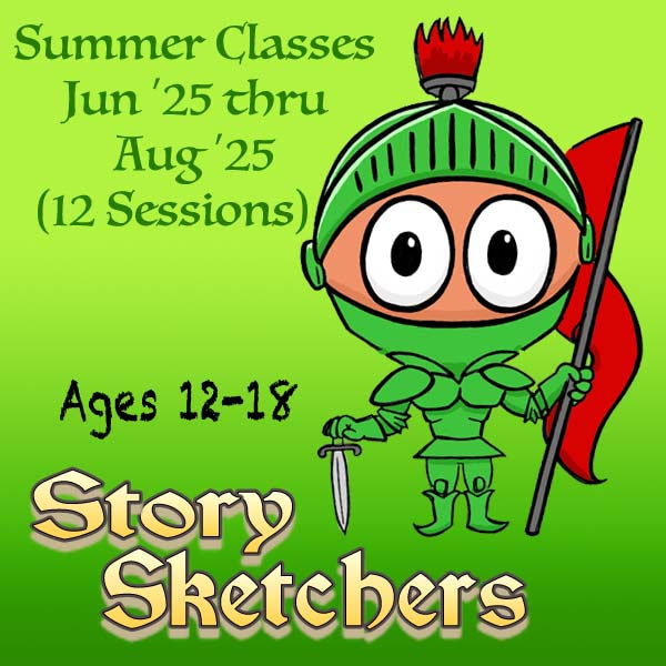 DC Story Sketchers (3rd Semester Summer Package: Jun-Aug '25) 12 Classes-Story Projects