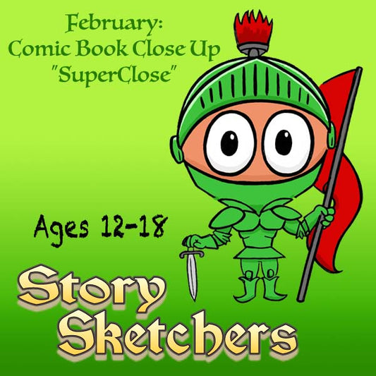 DC Story Sketchers (Month 06) February '24 Package (4 Classes- Story Projects): SuperClose