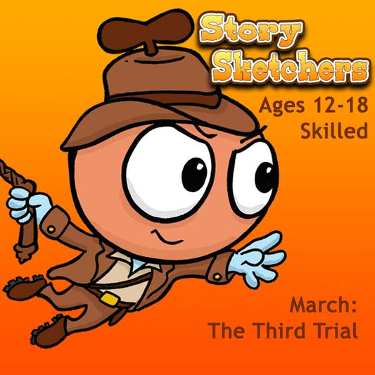 DC Story Sketchers (Month 07) March Package (4 Classes-Story Projects): The Third Trial