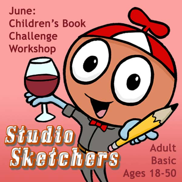 DC Studio Sketchers (Month 10) June '25 Package (4 Classes-Adult): June Jumble