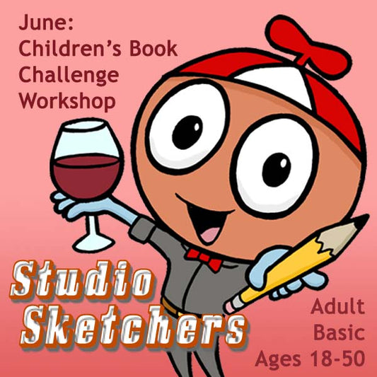DC Studio Sketchers (Month 10) June '25 Package (4 Classes-Adult): June Jumble