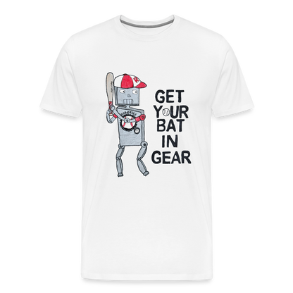 Elijah W's "Get Your Bat In Gear" T-Shirt - white