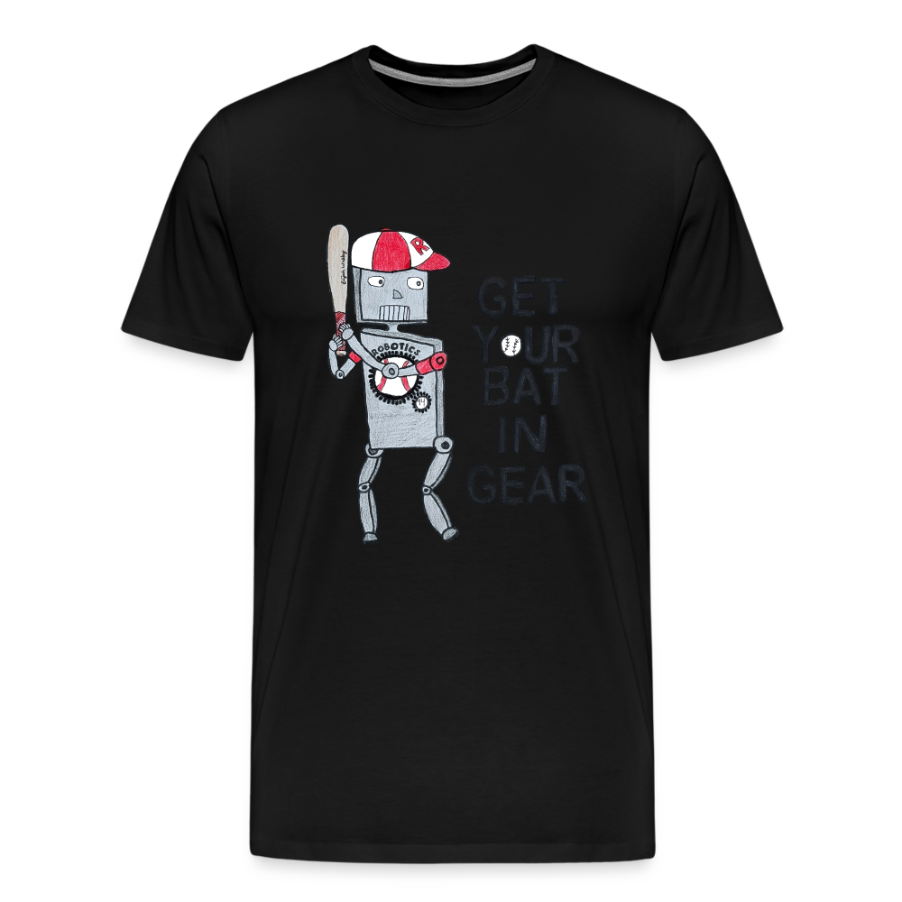 Elijah W's "Get Your Bat In Gear" T-Shirt - black