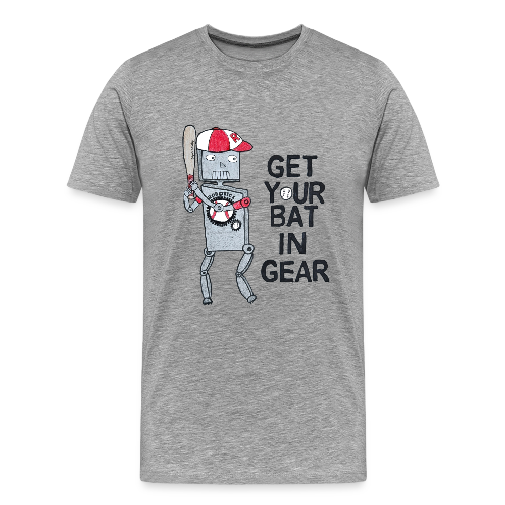 Elijah W's "Get Your Bat In Gear" T-Shirt - heather gray