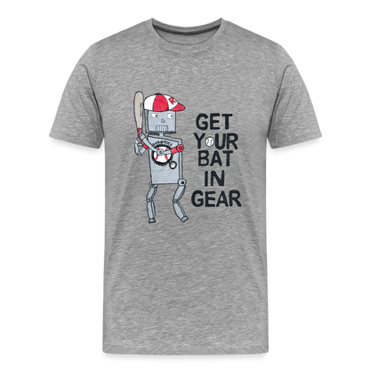 Elijah W's "Get Your Bat In Gear" T-Shirt - heather gray
