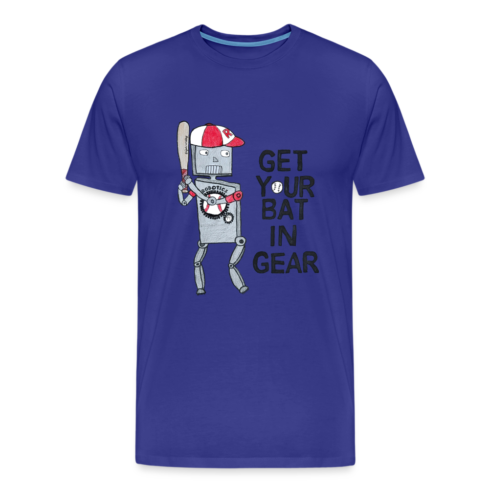 Elijah W's "Get Your Bat In Gear" T-Shirt - royal blue