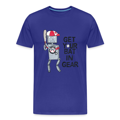 Elijah W's "Get Your Bat In Gear" T-Shirt - royal blue