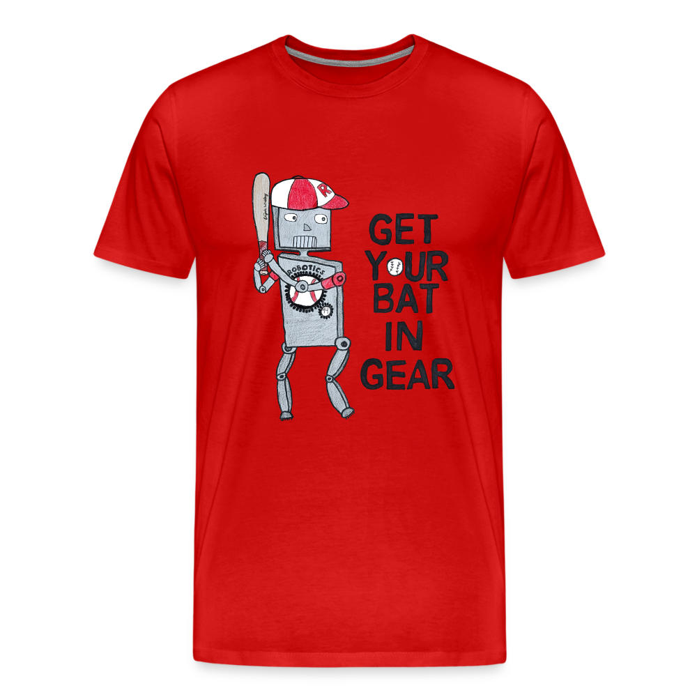 Elijah W's "Get Your Bat In Gear" T-Shirt - red