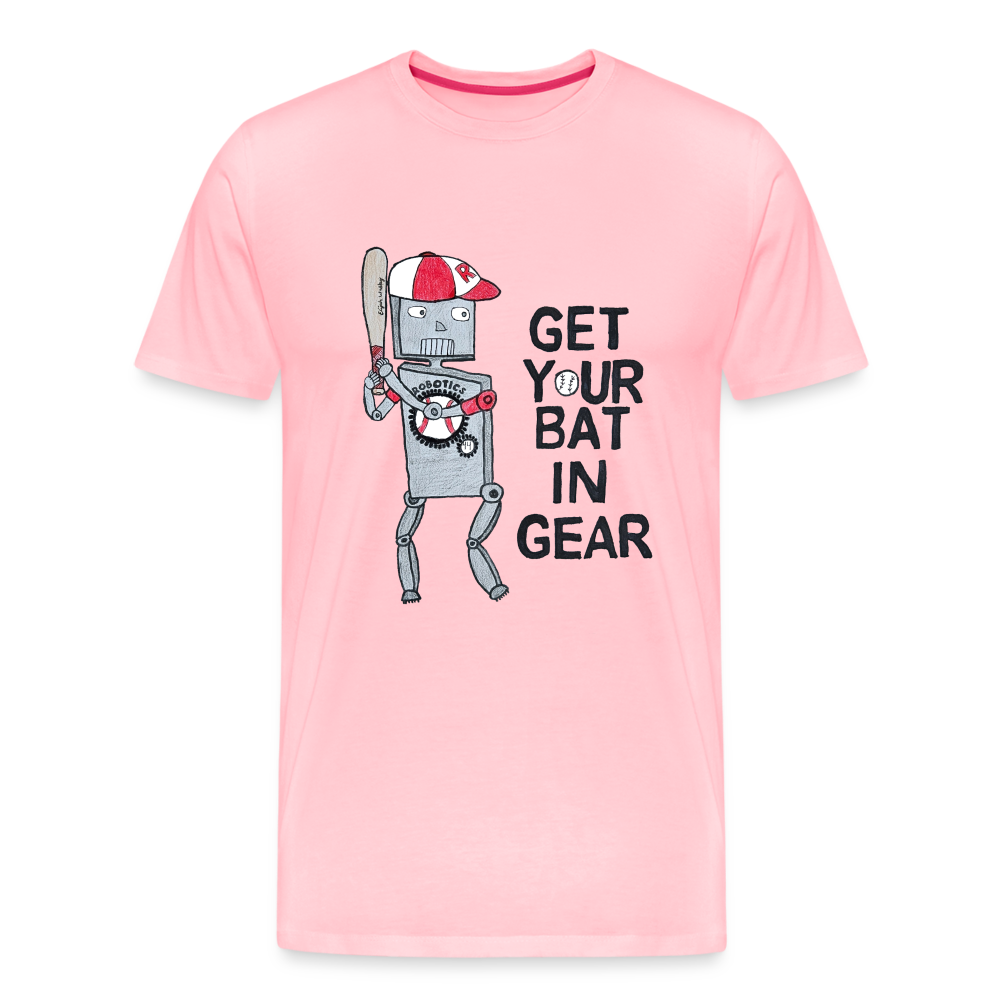 Elijah W's "Get Your Bat In Gear" T-Shirt - pink