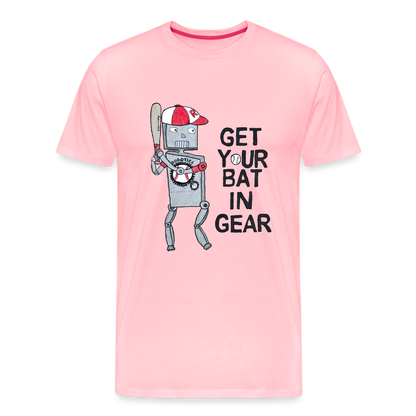 Elijah W's "Get Your Bat In Gear" T-Shirt - pink