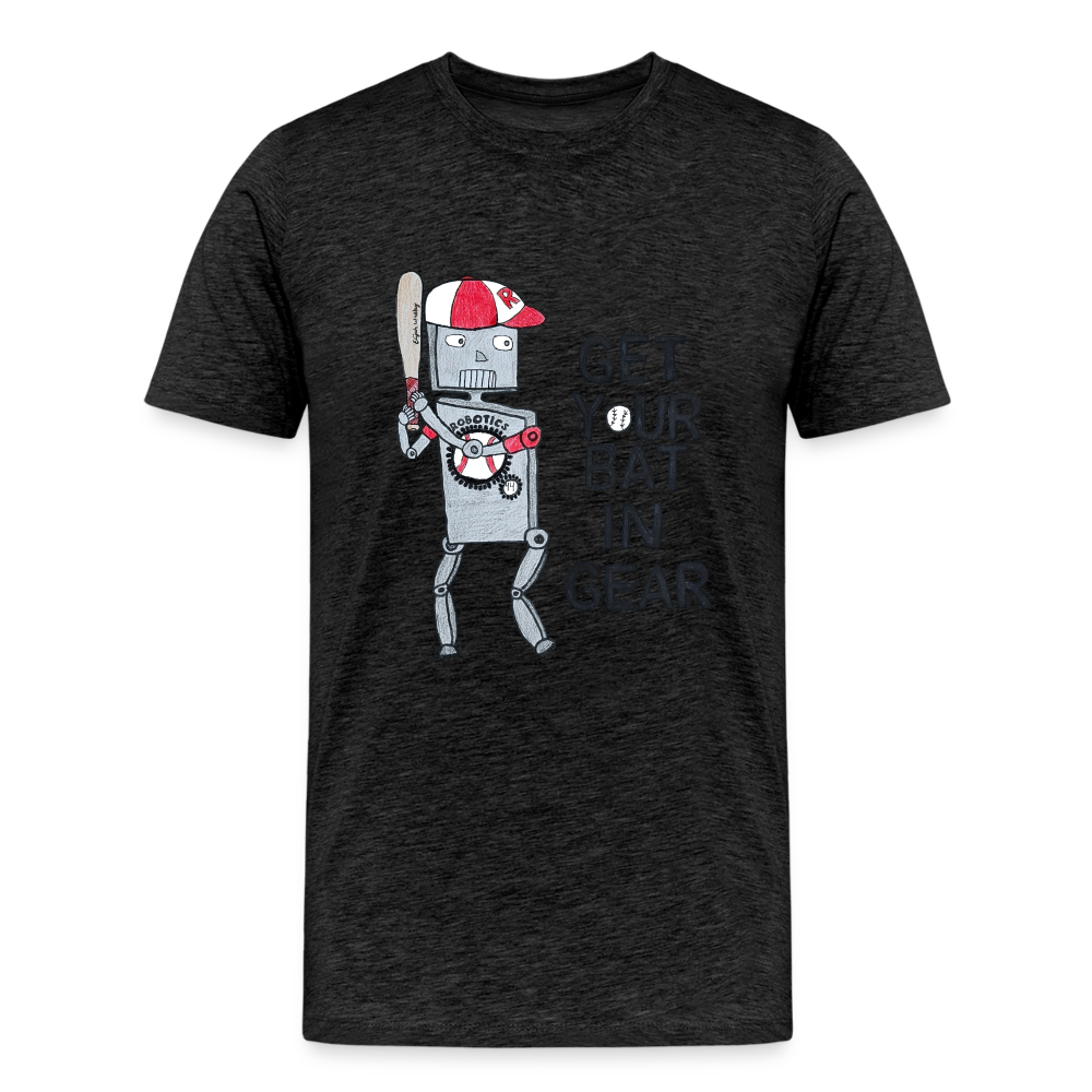 Elijah W's "Get Your Bat In Gear" T-Shirt - charcoal grey