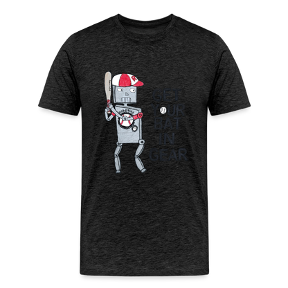 Elijah W's "Get Your Bat In Gear" T-Shirt - charcoal grey
