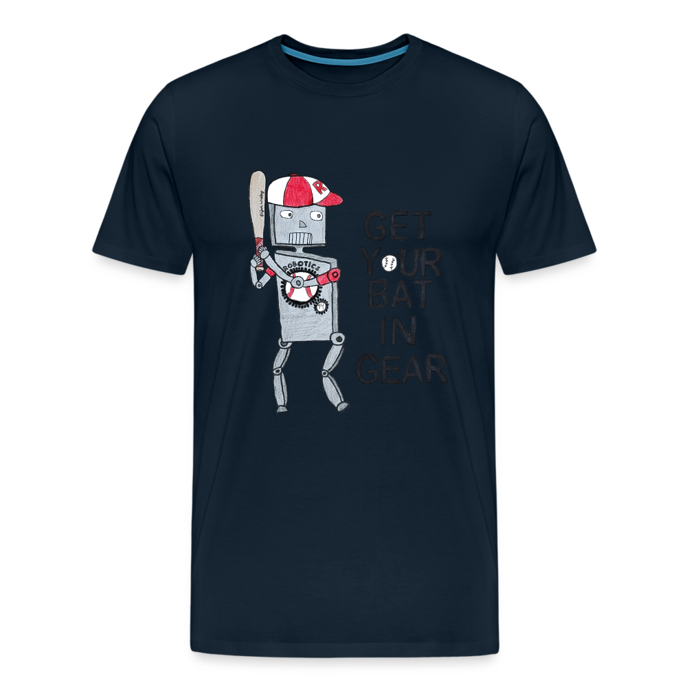 Elijah W's "Get Your Bat In Gear" T-Shirt - deep navy