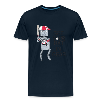 Elijah W's "Get Your Bat In Gear" T-Shirt - deep navy
