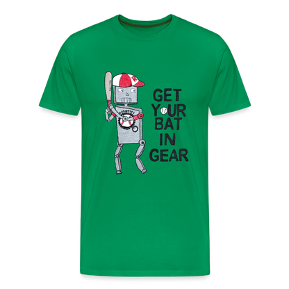 Elijah W's "Get Your Bat In Gear" T-Shirt - kelly green