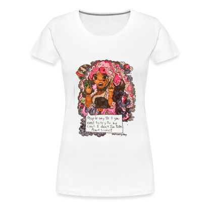 Arielle's "Tote's Awesome" T-Shirt - white