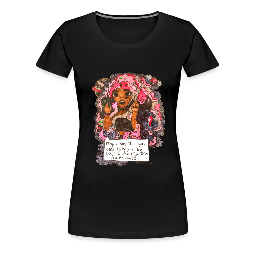 Arielle's "Tote's Awesome" T-Shirt - black