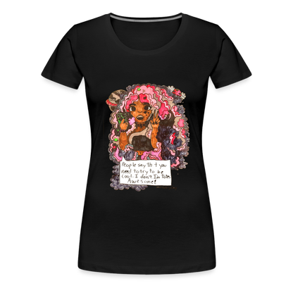 Arielle's "Tote's Awesome" T-Shirt - black