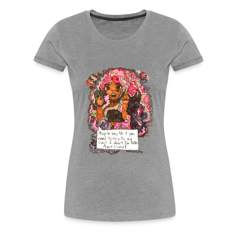 Arielle's "Tote's Awesome" T-Shirt - heather gray