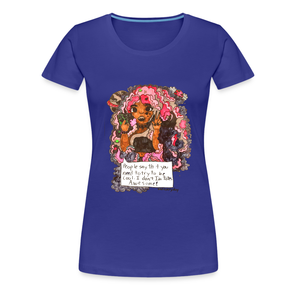 Arielle's "Tote's Awesome" T-Shirt - royal blue