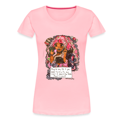 Arielle's "Tote's Awesome" T-Shirt - pink