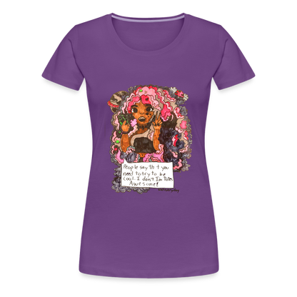 Arielle's "Tote's Awesome" T-Shirt - purple