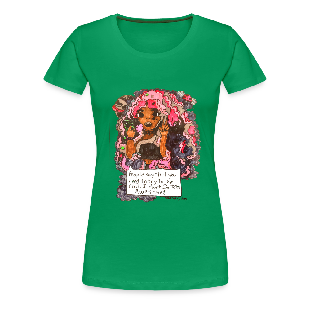 Arielle's "Tote's Awesome" T-Shirt - kelly green