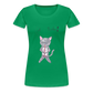 Maria's Cat Boba T-Shirt - kelly green