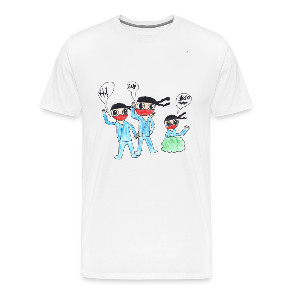 Brody's Ninja Yo! T-Shirt - white