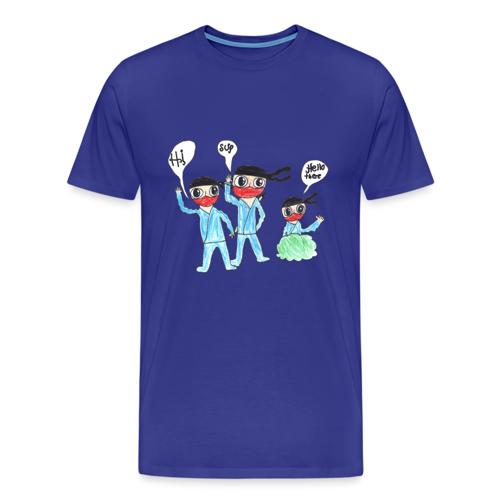 Brody's Ninja Yo! T-Shirt - royal blue