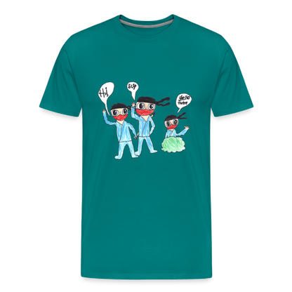 Brody's Ninja Yo! T-Shirt - teal