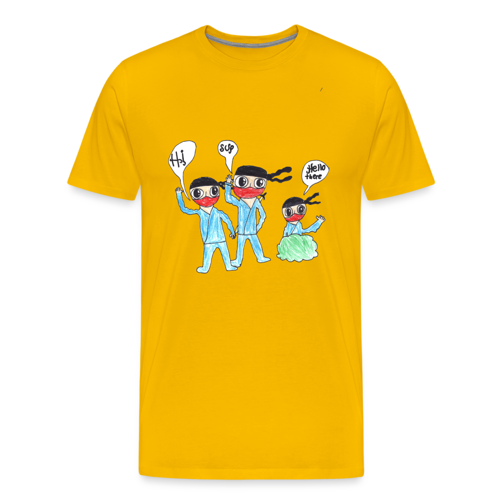 Brody's Ninja Yo! T-Shirt - sun yellow