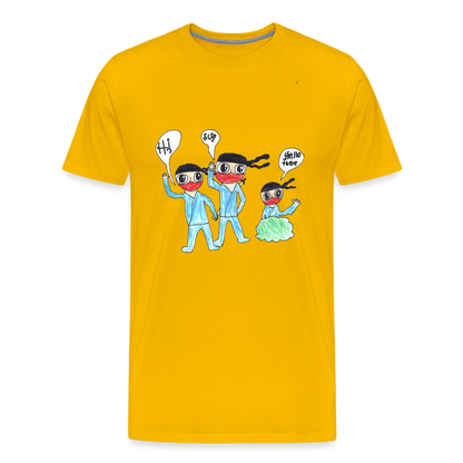 Brody's Ninja Yo! T-Shirt - sun yellow